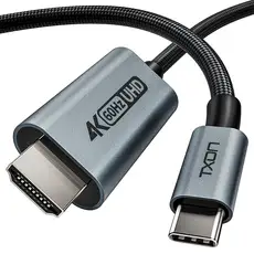 상품 이미지: 티엑스온 4K UHD 60Hz C타입 to HDMI 미러링 케이블, 1개, 1m