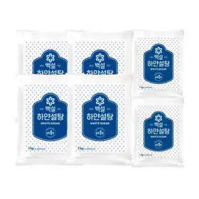 상품 이미지: (플래시딜)백설 하얀 설탕 3kg 4봉 + 1kg 2봉