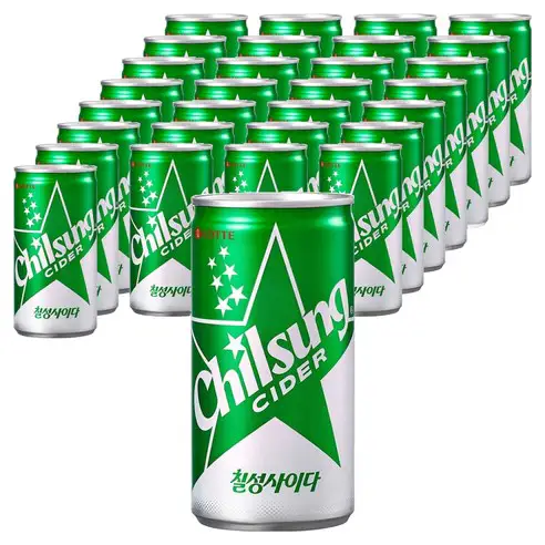 상품 이미지: 칠성사이다, 190ml, 30개