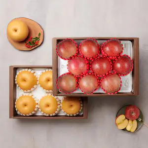 상품 이미지: (신선집중) 나주배 3kg 5-6과+사과 2kg 8과