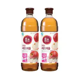 상품 이미지: 청정원 저당홍초 레드애플 1.5L, 2개