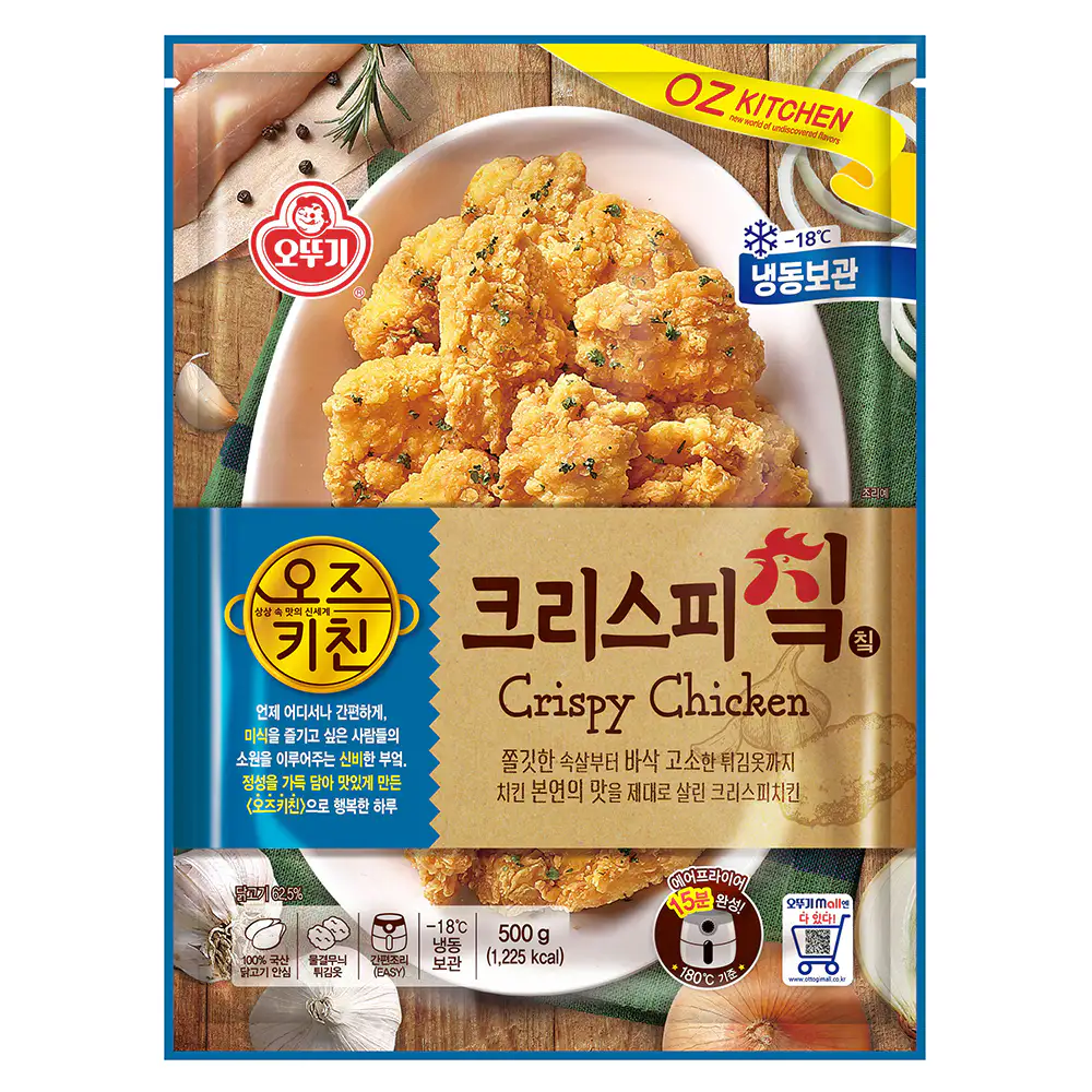 상품 이미지: [3개 이상 10% 할인] 오뚜기 오즈키친 크리스피치킨 500g 외 9종