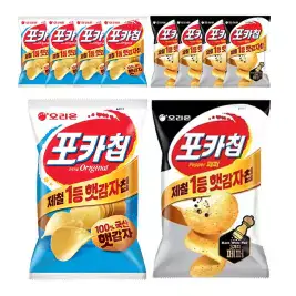 상품 이미지: 오리온 포카칩 오리지널, 66g, 5개 + 트리플페퍼 60g,5개