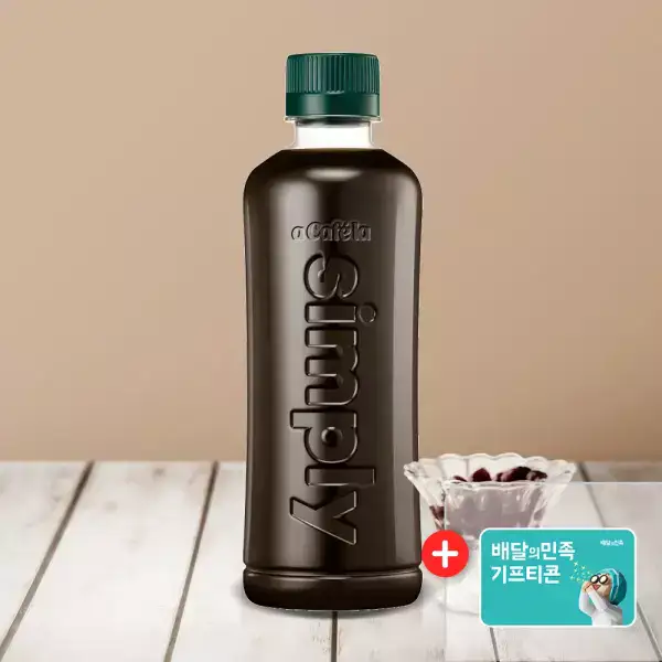 상품 이미지: 빙그레 아카페라 심플리 디카페인 아메리카노 400mL 20입 + 기프티콘 5천원 증정