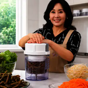 상품 이미지: 하이로 빅스텐 매직 짤순이 2.4L 야채 오이지 나물 탈수기  빅스텐 골드 스텐누름판
