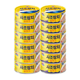 상품 이미지: 사조 살코기참치 12입(100gx6+85gx6)