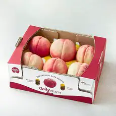 상품 이미지: 금호농협 영천 아삭한복숭아, 1개, 1.8kg(5~7입)