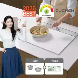 상품 이미지: 쿠첸 1등급 올파워 3400W 3구 인덕션 풀화이트 전기레인지 CIR-EW33KD0B1