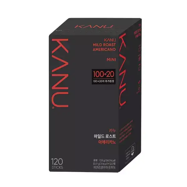상품 이미지: 맥심 카누 미니 마일드 100T+20T