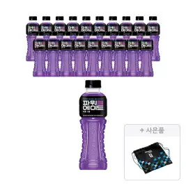 상품 이미지: 파워에이드 퍼플스톰 600ml, 20개 + 증정(슈즈백, 주문시 100% 증정)