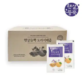 상품 이미지: (10/02일 하루특가) 햇살듬뿍 도라지배즙 80mlx100포(가정용) 100포 대용량