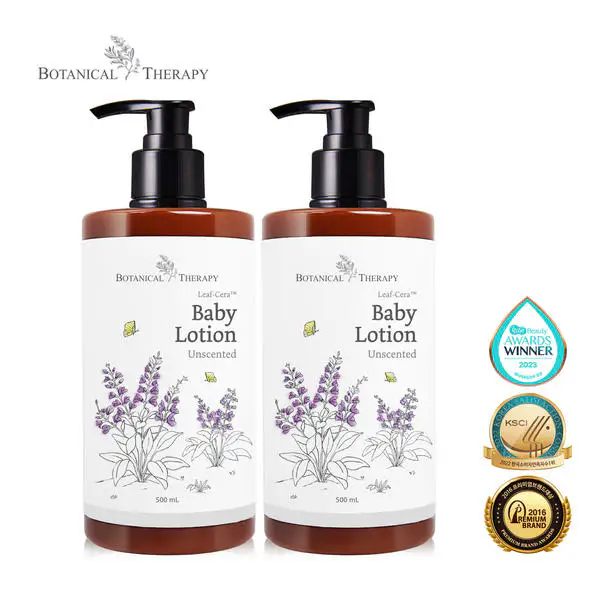 상품 이미지: [보타니컬테라피] 리프세라 대용량 신생아 아기 베이비 로션(500ml) 2개 세트