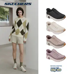상품 이미지: 스케쳐스 26FW 최신상 여성용 릴랙스드 코지 슬립인스 워킹화