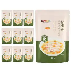 상품 이미지: 탐사 강아지 보양간식, 삼계죽, 80g, 10개