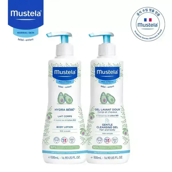 상품 이미지: 무스텔라 대용량 세트(바디로션500ml+클렌징500ml)