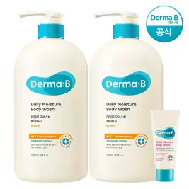 상품 이미지: [공식] 더마비 데일리 모이스처 바디워시 쥬시만다린 1000ml x2개+튜브견본(랜덤)