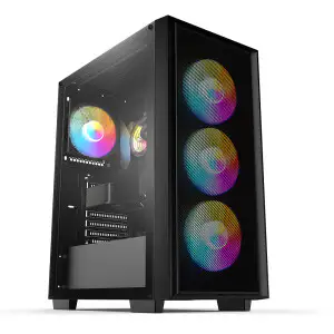 상품 이미지: :데이븐 DAVEN D4 MESH 미들타워 컴퓨터 PC 케이스 (블랙)