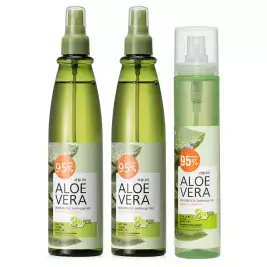 상품 이미지: 알로에베라 모이스처 수딩 젤 미스트 310ml 2개+125ml 1개/수분충전+피부진정+영양