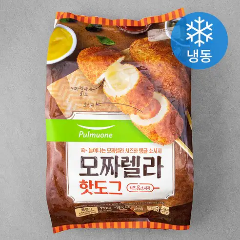 상품 이미지: 풀무원 모짜렐라 핫도그 (냉동)