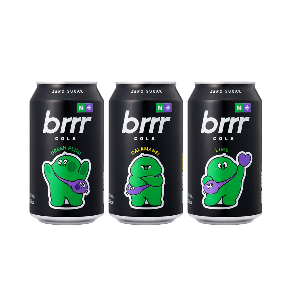 상품 이미지: (혼합팩) 부르르 제로콜라 매실 깔라만시 라임 350ml X 각 6캔 (총 18캔)