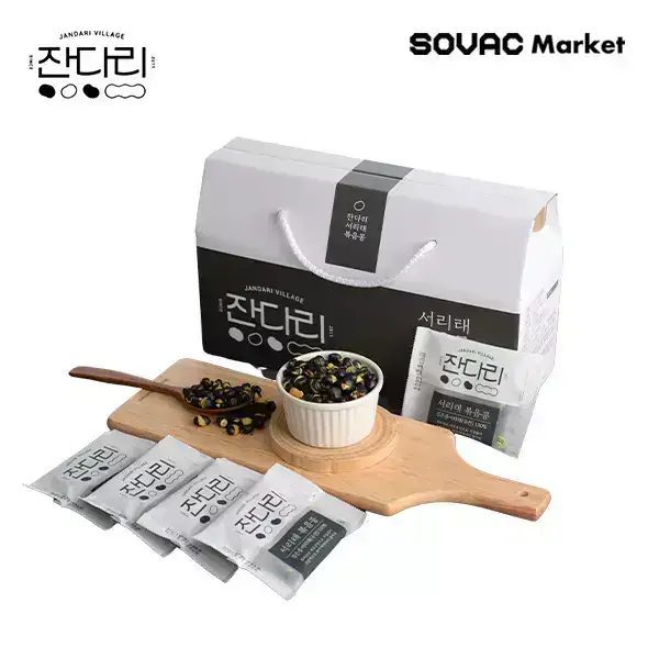 상품 이미지: [잔다리마을] 서리태 볶음콩 12g *33봉 견과 선물세트