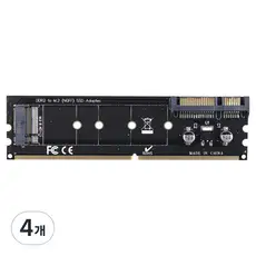 상품 이미지: 컴스 DDR2 변환 컨버터 M.2 NGFF SSD Key B to DDR4 SATA 22P 변환 카드, 4개, SW519