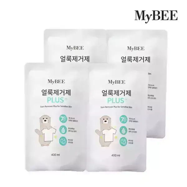 상품 이미지: 마이비 얼룩제거제 플러스 리필 (400ml) 4개