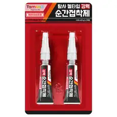 상품 이미지: 탐사 젤타입 강력 순간접착제, 2개