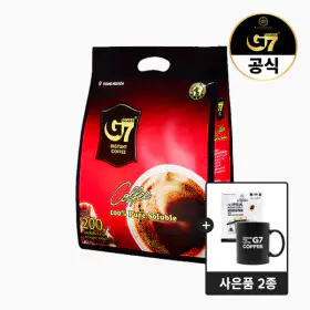 상품 이미지: (카드할인27360원+증정품)베트남 블랙커피 2g x 200개입 +G7전용 머그컵 +샘플KIT 제공
