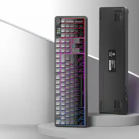 상품 이미지: Aula 독거미 F108 pro 유무선 기계식 키보드 풀배열 핫스왑 블루투스 8000mAh 2.4G RGB