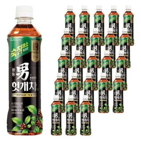 상품 이미지: 광동진한헛개차, 500ml, 24개