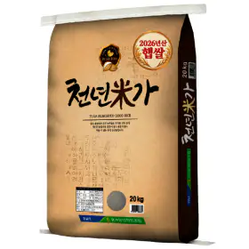 상품 이미지: 유가농협 쌀 20kg(천년미가) 상등급 2026년산 햅쌀