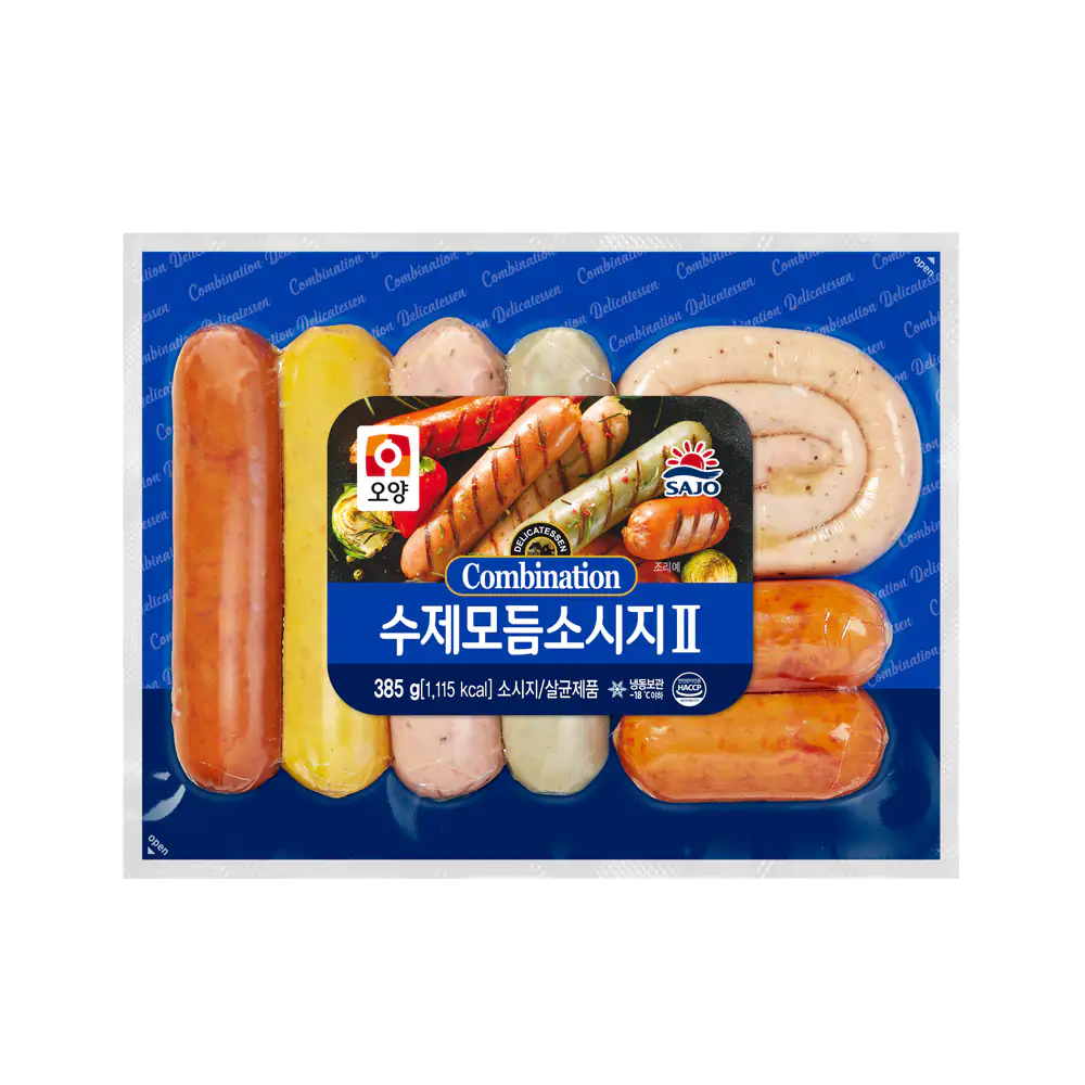 상품 이미지: [17시 이전주문 당일출고] 사조오양 수제 모듬 소시지 385g, 1개