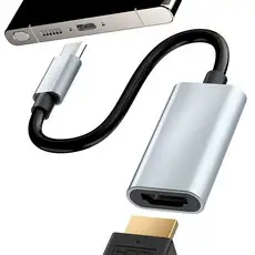 상품 이미지: 구스페리 C타입 to HDMI 컨버터 연장 케이블 젠더, 1개