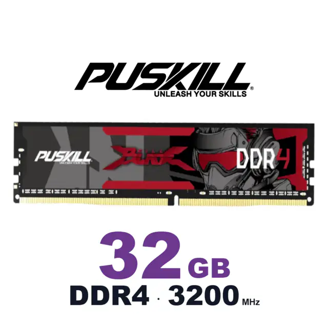 상품 이미지: PUSKILL DDR4 데스크탑 램 메모리 UDIMM