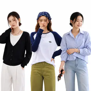 상품 이미지: 피핀 가을신상 티셔츠/원피스/팬츠/데님/빅사이즈/자체제작/셋업
