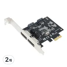 상품 이미지: 넥시 SATA3 ESATA 2P PCI Express 확장카드 데스크탑용, NX-316, 2개