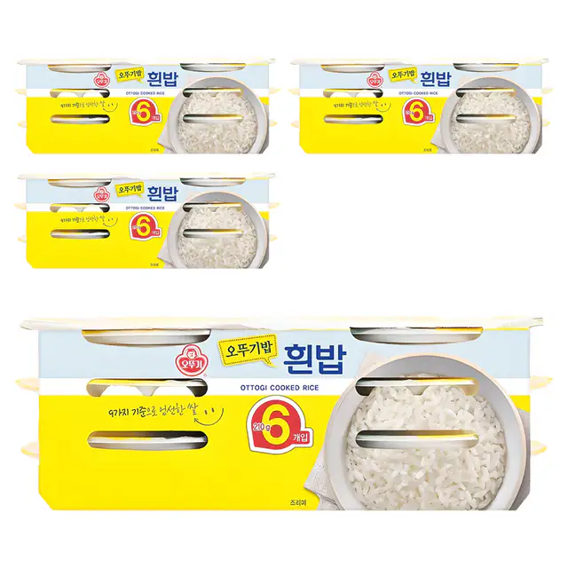 상품 이미지: 오뚜기 흰밥, 210g, 24개