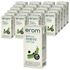 상품 이미지: 이롬 황성주 박사의 국산콩 두유 검은콩 고칼슘, 190ml, 24개