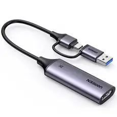 상품 이미지: 유그린 USB 겸용 C타입 4K to 2K HDMI 고성능 캡쳐보드, CM629