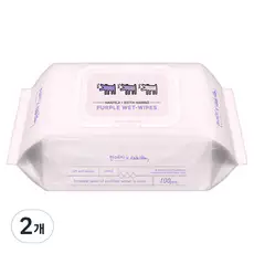 상품 이미지: 한예지 X 키스해링 퍼플 물티슈 캡형, 38g, 100매, 2개
