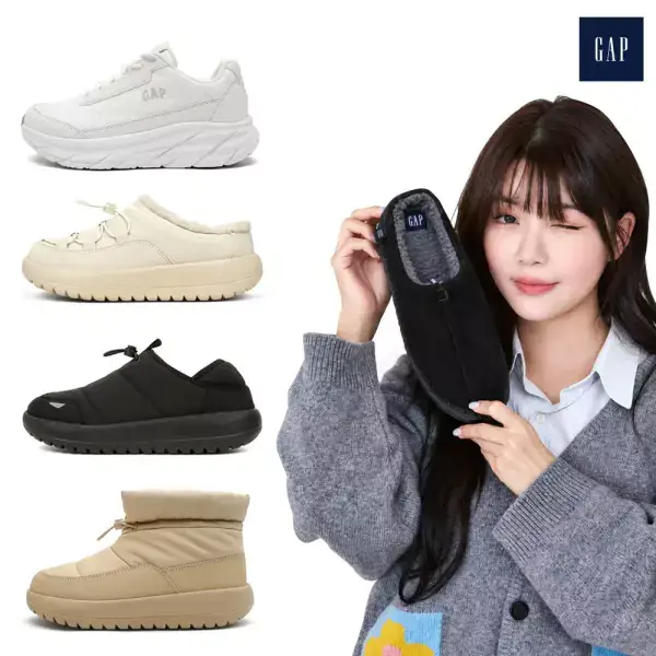 상품 이미지: GAP 외 26 FW 스니커즈 메리제인 겨울 털 패딩 슬리퍼 부츠
