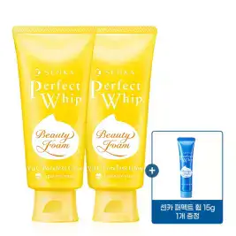 상품 이미지: 센카 퍼펙트 휩 비타민C 포어리스 글로우 100g 2개 + 미니 휩 15g