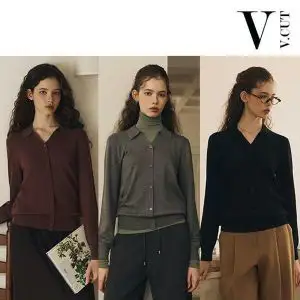 상품 이미지: 하프클럽/브이컷 26FW 브이 카라 풀오버 3종