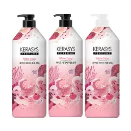 상품 이미지: 케라시스 퍼퓸 화이트 데이지세트(샴푸, 1L, 2개 + 린스, 1개)