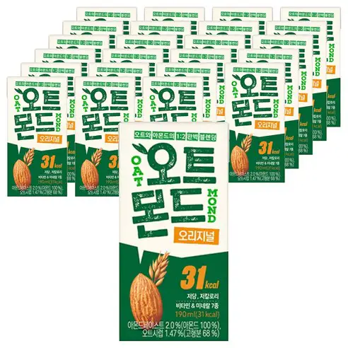 상품 이미지: 오트몬드 오리지널, 190ml, 24개