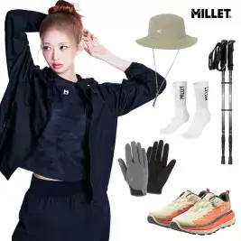 상품 이미지: (35%) 밀레 트레일화/워킹화/장갑/모자/발가락양말/스틱 외 용품/등산화 추천