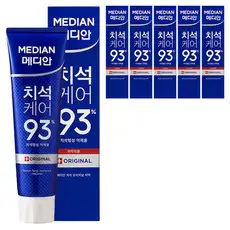 상품 이미지: 메디안 치석 오리지널 치약, 120g, 6개