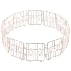 상품 이미지: 탐사 반려동물 분리형 울타리 펜스 12pcs, 아이보리, 12개