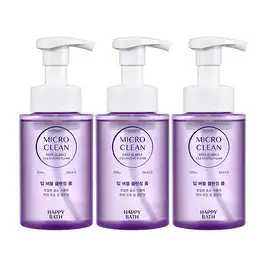 상품 이미지: 해피바스 마이크로클린 딥버블 클렌징폼 300ml, 3개